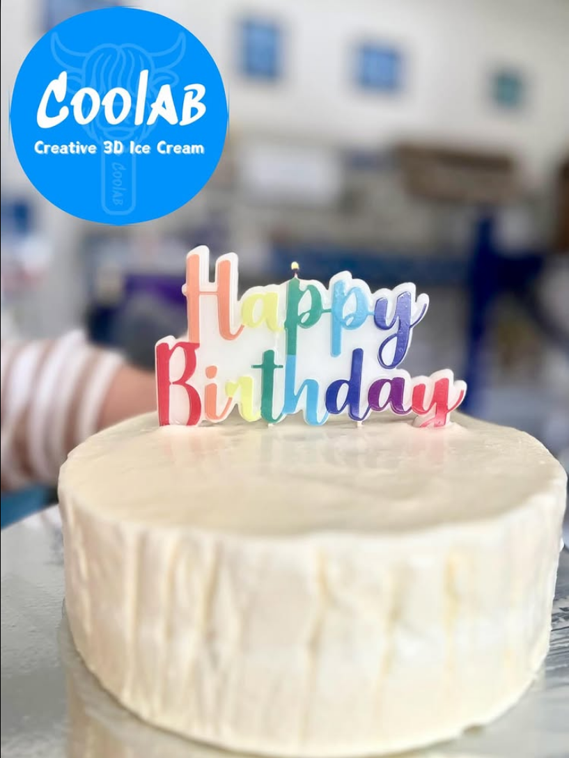 Custom Birthday Cake Ice Cream